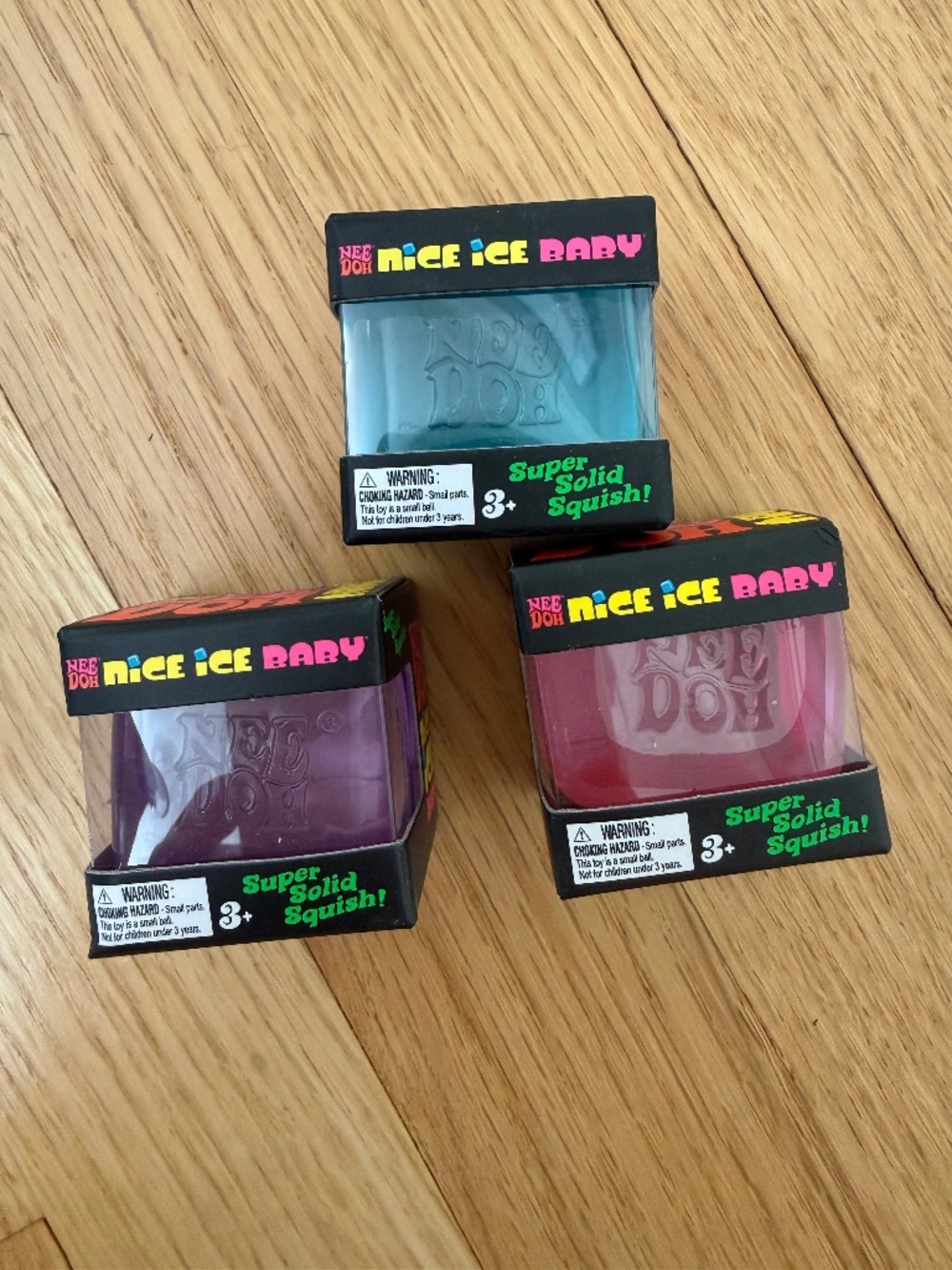 NeeDoh Authentic Nice Ice Cube 🧊 set of 3 trending mini cube